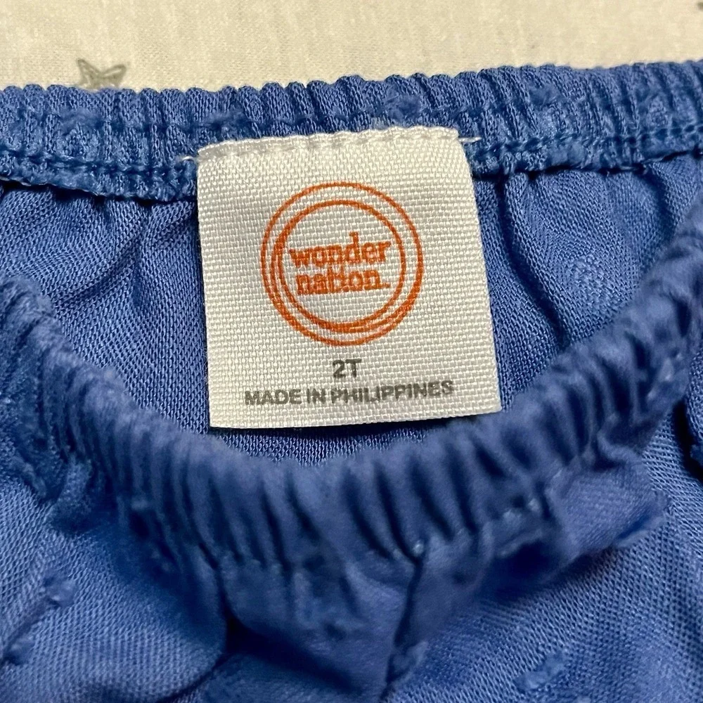 Wonder‎ Nation 2T Toddler Long Sleeve Blue Jean Denim pullover Dress NWT